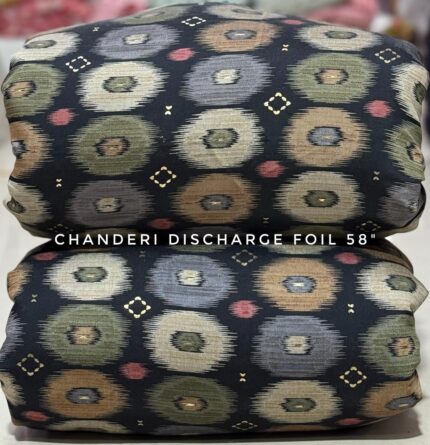 Modal Chanderi Foil Print 58"