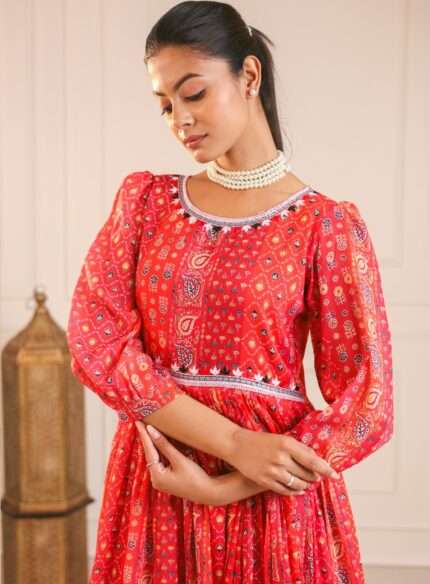 Kali-Long Western Gown